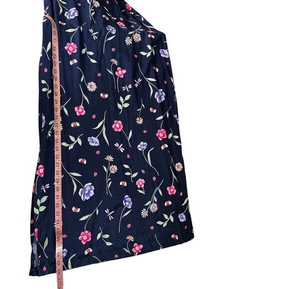 Kathie Lee Floral Sheath Dress Womens 10 Y2K Cottagecore Summer Maxi - Picture 10 of 10